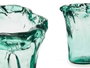 Giftdecor Vase en verre foulard transparent 25 cm | Dimensions 19x25.5x19 cm (Set de 6)
