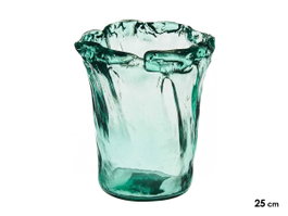 GIFTDECOR Vase en Verre Panuelo 25cm - Lot de 6, Transparente