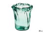 Giftdecor Vase en verre foulard transparent 25 cm | Dimensions 19x25.5x19 cm (Set de 6)