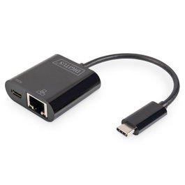DIGITUS Adaptateur USB-C vers Ethernet Gigabit DN-3027 noir