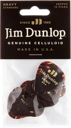DUNLOP Pack de 12 médiators Genuine Celluloid - Heavy