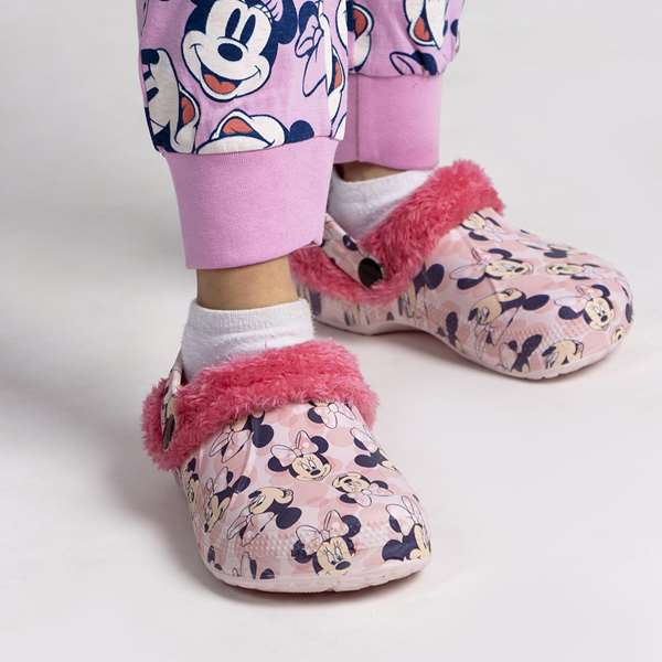 Cerdá Minnie T32/33 - Chaussons de maison en forme de sabots avec intérieur moutonnette rose pour enfant