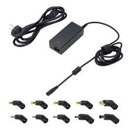 Ewent EW3968 Chargeur Universel Multifonction 65W pour ordinateur portable - 10 connecteurs