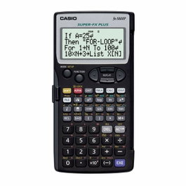 Casio Calculatrice scientifique FX-5800P Noir