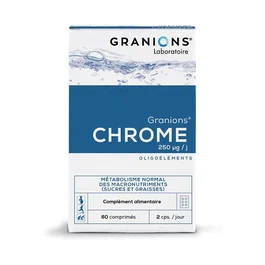 Granions Chrome, Contrôle de la glycémie et réduction des envies de sucre, 60 capsules