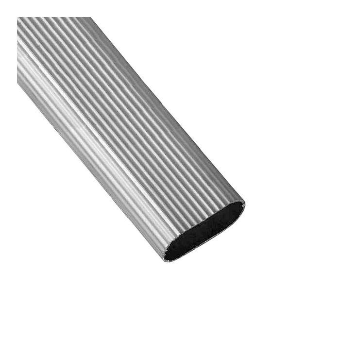 Micel Tube pour armoire ovalé Ta04 en aluminium argenté Micel Tube pour armoire ovalé Ta04 en aluminium argenté