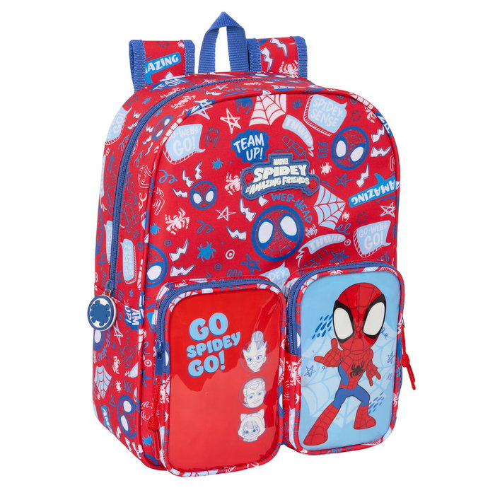 Cartable Spider-Man Rescue Bleu Rouge 26 x 34 x 11 cm Cartable Spider-Man Rescue Bleu Rouge 26 x 34 x 11 cm