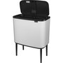Brabantia Bo Touch Bin 36 L, blanc