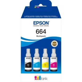 Epson Multipack EcoTank 664 C13T664640 (Noir, Cyan, Magenta, Jaune)
