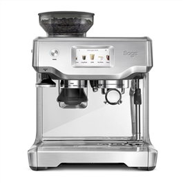 Sage SES880BSS4EEU1 Cafetière Barista Touch™ - Cafetière Espresso avec Moulin Intégré, Ecran Tactile et Texturisation Automatique du Lait - Compacte