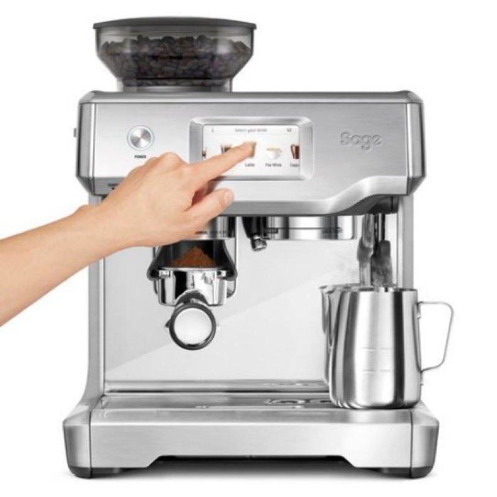 Sage The Barista Touch SES880BSS4EEU1 Machine à café automatique avec écran tactile et mousseur à lait