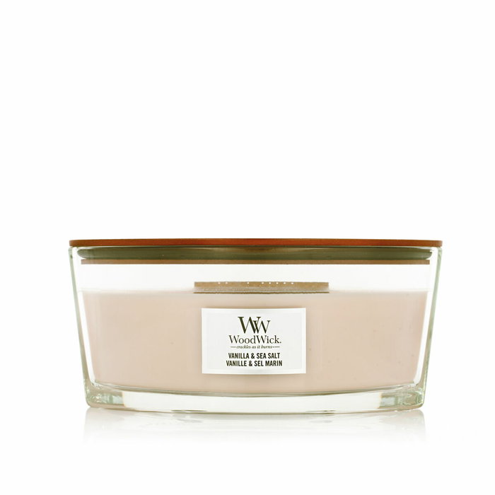 Woodwick Bougie Vanille & Sel de Mer 453,6 g