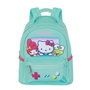 Hello Kitty Sac à dos urbain pour usage quotidien avec compartiments, turquoise, PVC, 25 x 22 x 15 cm