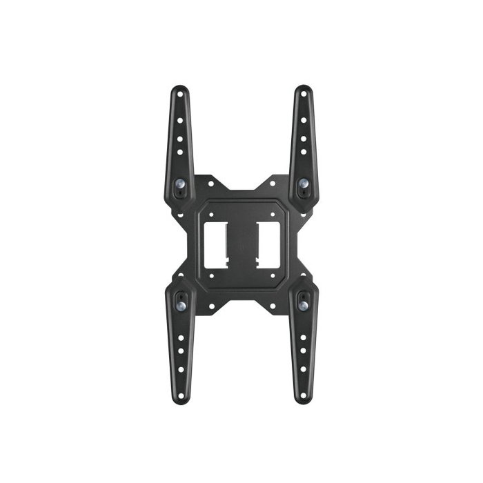 Equip 650413 Support Mural Orientable pour TV 23"-55" VESA 100x100 à 400x400 Double Bras Articulé Noir