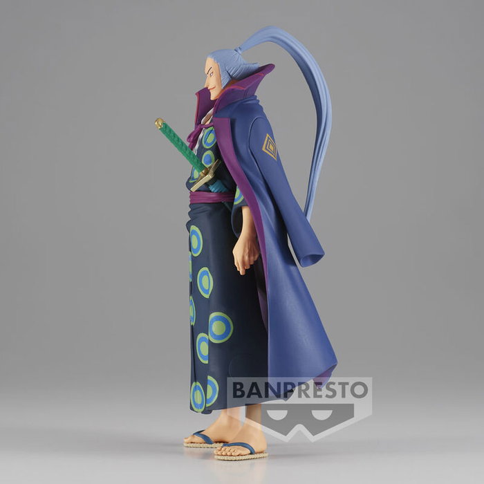 BANPRESTO Figura DXF The Grandline Men Denjiro One Piece - Statue PVC Peinte 17 cm - Collection Figurine Animé Manga