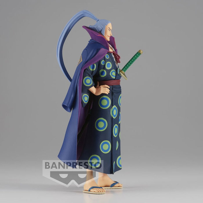 BANPRESTO Figura DXF The Grandline Men Denjiro One Piece - Statue PVC Peinte 17 cm - Collection Figurine Animé Manga