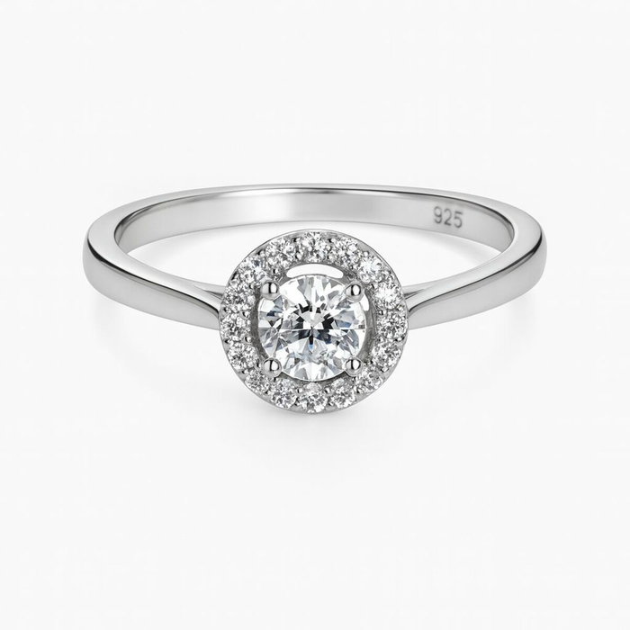 Diamonfire Anneau en Argent et Zirconia Taille 16 Diamonfire Anneau en Argent et Zirconia Taille 16