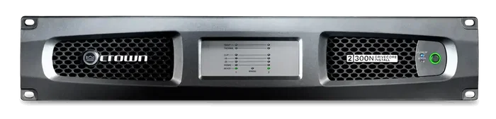 Crown Dci-2-300N Amplificateur de puissance série DriveCore Install avec DSP, entrées analogiques et numériques, HiQnet, EN 54-16