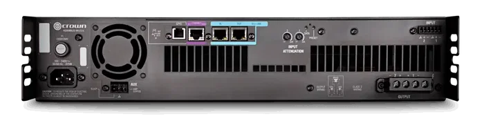 Crown Dci-2-300N Amplificateur de puissance série DriveCore Install avec DSP, entrées analogiques et numériques, HiQnet, EN 54-16
