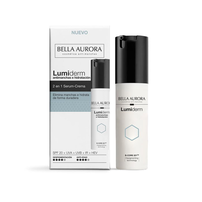 Bella Aurora LUMIDERM Sérum Crème Anti-taches SPF20 30 ml Bella Aurora LUMIDERM Sérum Crème Anti-taches SPF20 30 ml