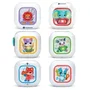 VTech Baby - Baby Cube Musical - Cube éducatif interactif pour bébé de 6 à 36 mois avec 4 boutons animaux, 3 modes de jeu, 6 chansons, 16 mélodies et textures variées