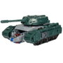HASBRO Transformers Legacy United - Figurine Deluxe Overcharge 19 cm avec Articulations, Têtes Alternatives, Épée et 2 Fusils Laser - Conversion Robot/Jet/Tank