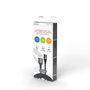 SAVIO Câble magnétique USB 2.0 2m noir textile