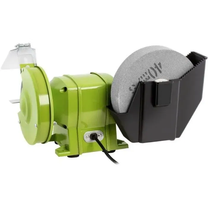 Fieldmann Ponceuse d'établi FDSB 200251-E, 250 W, 230 V, 2960 tr/min, avec disques 150 mm et 200 mm, pour ponçage à sec et humide Fieldmann Ponceuse d'établi FDSB 200251-E, 250 W, 230 V, 2960 tr/min, avec disques 150 mm et 200 mm, pour ponçage à sec et humide