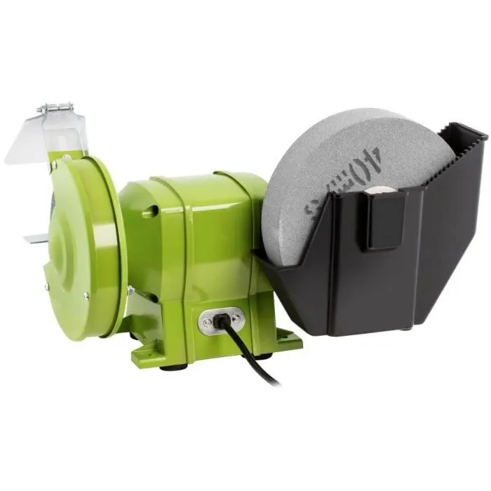 Fieldmann Ponceuse d'établi FDSB 200251-E, 250 W, 230 V, 2960 tr/min, avec disques 150 mm et 200 mm, pour ponçage à sec et humide Fieldmann Ponceuse d'établi FDSB 200251-E, 250 W, 230 V, 2960 tr/min, avec disques 150 mm et 200 mm, pour ponçage à sec et humide