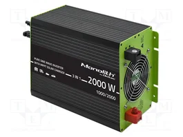 QOLTEC Convertisseur DC/AC 12VDC vers 230VAC 1kW Monolith MPPT
