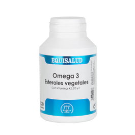 EQUISALUD Omega 3 Esteroles Vegetales vit K2, D3, E 120cap