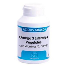 EQUISALUD Omega 3 Esteroles Vegetales K2, D3, E 120 capsules