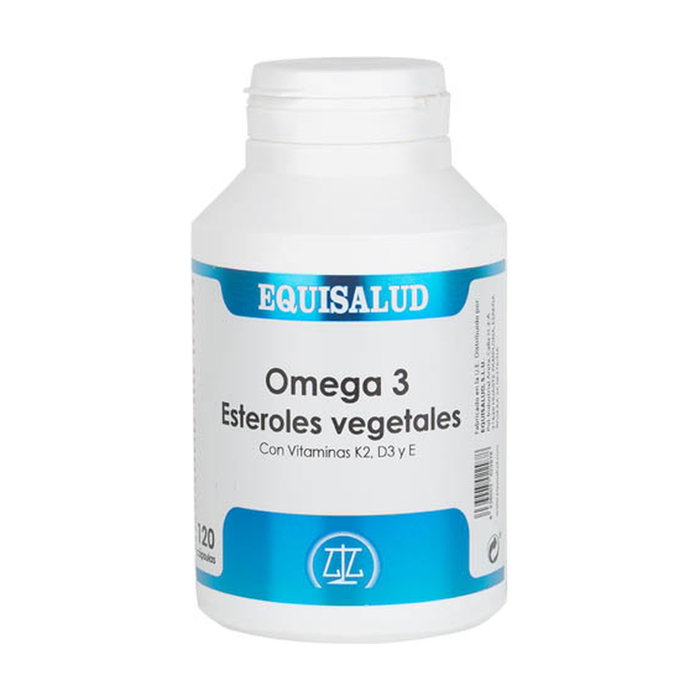 EQUISALUD Omega 3 Esteroles Vegetales K2, D3, E 120 capsules EQUISALUD Omega 3 Esteroles Vegetales K2, D3, E 120 capsules