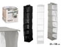 Kipit Organisateur d'Armoire 6 Compartiments Tissu et Carton 28x25x26 cm (Set de 24)
