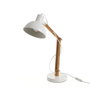 BigBuy Home Lampe de bureau Blanc Naturel