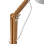BigBuy Home Lampe de bureau Blanc Naturel