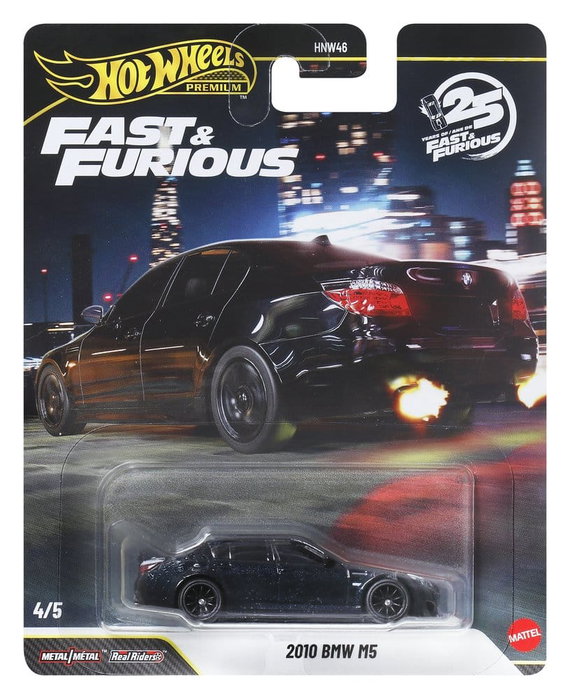 Hot Wheels Voiture Fast & Furious Métal Premium Multicolore 1/64 Hot Wheels Voiture Fast & Furious Métal Premium Multicolore 1/64