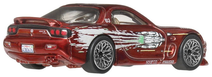 Hot Wheels Voiture Fast & Furious Métal Premium Multicolore 1/64 Hot Wheels Voiture Fast & Furious Métal Premium Multicolore 1/64