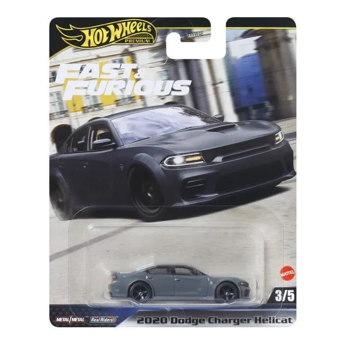 Hot Wheels - Voiture Fast & Furious en métal premium, échelle 1/64, multicolore, pour enfants à partir de 3 ans Hot Wheels - Voiture Fast & Furious en métal premium, échelle 1/64, multicolore, pour enfants à partir de 3 ans