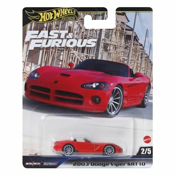 Hot Wheels Voiture Fast & Furious Métal Premium Multicolore 1/64 Hot Wheels Voiture Fast & Furious Métal Premium Multicolore 1/64