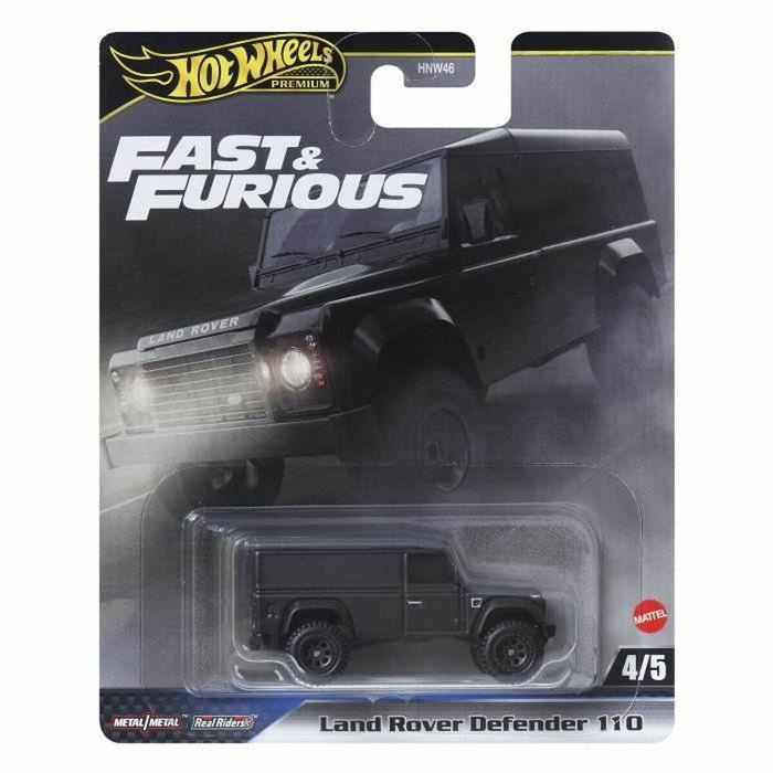 Hot Wheels Voiture Fast & Furious Métal Premium Multicolore 1/64 Hot Wheels Voiture Fast & Furious Métal Premium Multicolore 1/64