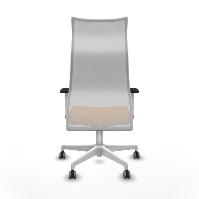 Piqueras y Crespo Chaise de Bureau Albacete Orange et Blanc