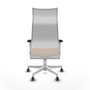 Piqueras y Crespo Chaise de Bureau Albacete Orange et Blanc
