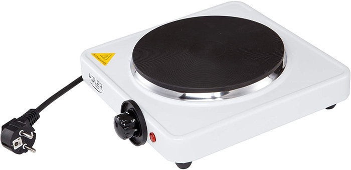 Adler AD 6503 Plaque de cuisson 1500 W Blanc