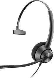 Poly EncorePro 310 micro-casque monoaural professionnel avec système de déconnexion rapide Quick Disconnect pour centre de contact