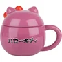 Konix Mug 3D Hello Kitty Daruma Rose Céramique 320 ml Officiel Sanrio