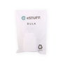 eSTUFF INFINITE Chargeur mural double port USB-C PD 20W + USB-A 12W avec prise EU, blanc, 98% plastique recyclé