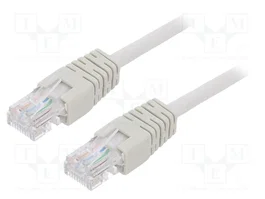 GEMBIRD Cordon de raccordement Cat 5e U/UTP 10m gris