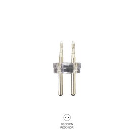 Edm Connecteur tube Flexilux/Flexiled 13 mm 2 voies recto-punta transparent