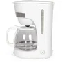 Livoo DOD200W Cafetière électrique 750 W 1.25 L (10-12 tasses) Blanche - Porte-filtre amovible, système anti-gouttes, maintien au chaud